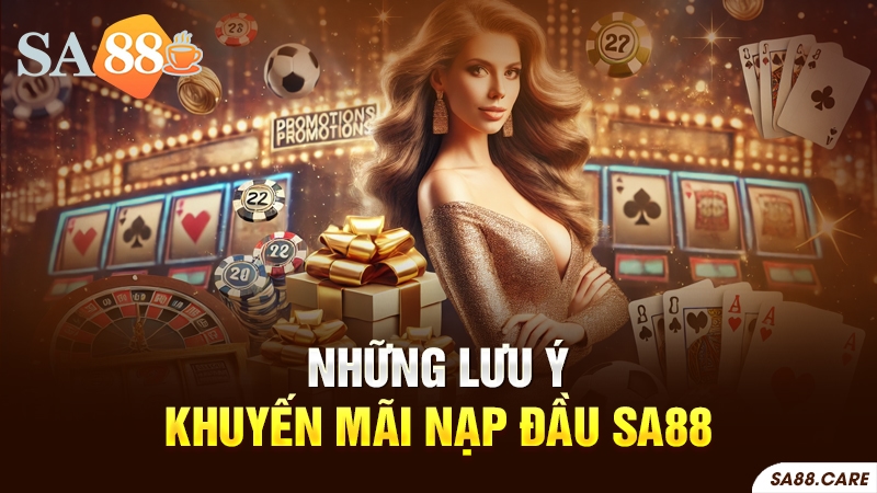 Những lưu ý khi tham gia khuyến mãi nạp đầu SA88